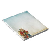 ヴィンテージオールドワールドクリスマスサンタ ノートパッド (アングル)