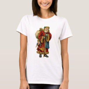 ヴィンテージオールドワールドクリスマスサンタ Tシャツ