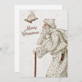 ヴィンテージオールドワールドサンタウィズスティーン シーズンカード (正面/裏面)