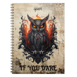 ヴィンテージオールド紙ブラックフウカスタムル引用文 ノートブック