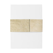 ヴィンテージオールド紙ラス結婚ト病 招待状ベリーバンド (裏面例)