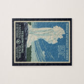 ヴィンテージオールド・忠実イエローストーン国立公園 ジグソーパズル (横)