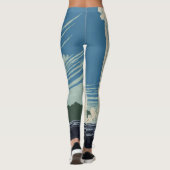 ヴィンテージオールド・忠実イエローストーン国立公園 レギンス (裏面)