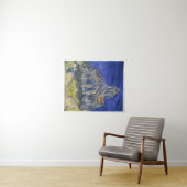 ヴィンテージオーヴェーズシュルオイズにある教会はヴァン・ゴッホ タペストリー (インサイチュ(横))