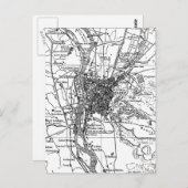 ヴィンテージカイロの地図（1911年） ポストカード (正面/裏面)