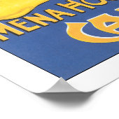 ヴィンテージカイロエジプトホテルトラベルポスタープリント ポスター (角)