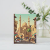 ヴィンテージカイロエジプト旅行 ポストカード (スタンド正面)