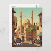 ヴィンテージカイロエジプト旅行 ポストカード (正面/裏面)