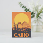 ヴィンテージカイロサンセット ポストカード (スタンド正面)