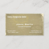 ヴィンテージカイロプラクティック&ウェルネスカイロプラクター 名刺 (正面)