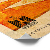 ヴィンテージカイロ旅行ポスター ポスター (角)