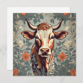 ヴィンテージカウウィリアムインスパイアモリスフローラ (正面/裏面)