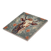 ヴィンテージカウウィリアムインスパイアモリスフローラ タイル (側面)