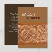 ヴィンテージカウガールファッション サウスウエストレザー 招待状 (正面/裏面)