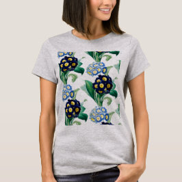 ヴィンテージカウスリッププリムローズ植物学 Tシャツ