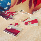 ヴィンテージカウボーイとピンアップ ジグソーパズル (側面)