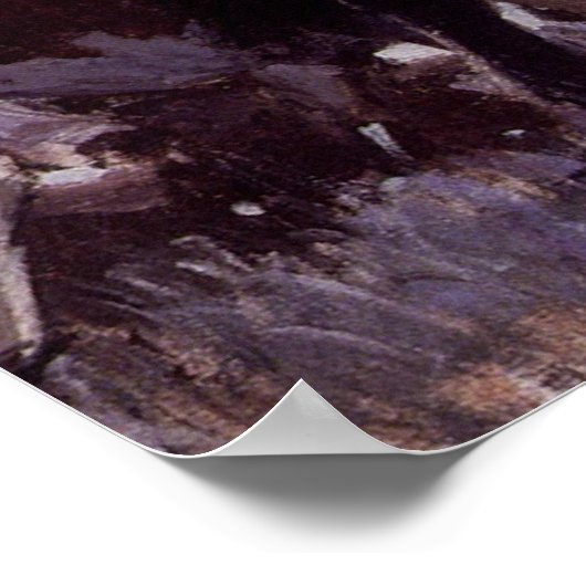 ヴィンテージカウボーイと牛の群れby Koerner ポスター (角)