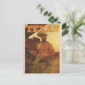 ヴィンテージカウボーイのポスター ポストカード (スタンド正面)