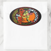 ヴィンテージカウボーイエール 楕円形シール (バッグ)