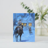 ヴィンテージカウボーイクリスマス シーズンポストカード (スタンド正面)