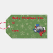 ヴィンテージカウボーイサンタ ギフトタグ (裏面横)