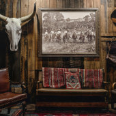 ヴィンテージカウボーイズポスター（デコページまたはコラージュ） ポスター