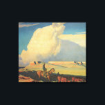ヴィンテージカウボーイズ、オープンレンジby Maynard Dixon キャンバスプリント<br><div class="desc">メイナード・ディクソンによるオープン・レンジ(1942)はアメリカのヴィンテージ素晴らし・ウェスト絵画アート風景。南西の平野で彼の馬に乗るカウボーイランチャー。彼は草原で牛や牛を飼っている。広い白い雲が広がり、広々とした畑やメサの上に空を埋め尽くす。アーティストについて:メイナード・ディクソン(1875-1946)はアメリカの有名なアーティストで、その作品の体はアメリカのワイルドウェストに焦点を当てた。1900年、ディクソンはアリゾナとニューメキシコを訪れた。</div>