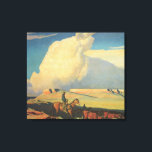 ヴィンテージカウボーイズ、オープンレンジby Maynard Dixon キャンバスプリント<br><div class="desc">メイナード・ディクソンによるオープン・レンジ(1942)はアメリカのヴィンテージ素晴らし・ウェスト絵画アート風景。南西の平野で彼の馬に乗るカウボーイランチャー。彼は草原で牛や牛を飼っている。広い白い雲が広がり、広々とした畑やメサの上に空を埋め尽くす。アーティストについて:メイナード・ディクソン(1875-1946)はアメリカの有名なアーティストで、その作品の体はアメリカのワイルドウェストに焦点を当てた。1900年、ディクソンはアリゾナとニューメキシコを訪れた。</div>
