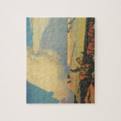 ヴィンテージカウボーイズ、オープンレンジby Maynard Dixon ジグソーパズル (縦)