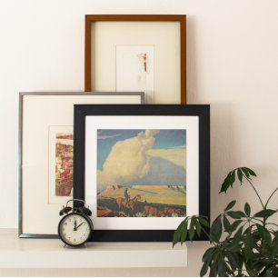 ヴィンテージカウボーイズ、オープンレンジby Maynard Dixon ポスター