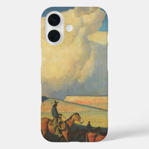 ヴィンテージカウボーイズ、オープンレンジby Maynard Dixon iPhone 16ケース