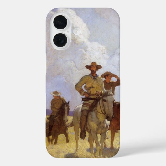 ヴィンテージカウボーイズ、ザ・パークマン衣装by NC Wyeth Case-Mate iPhoneケース (裏面)