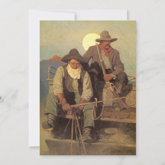 ヴィンテージカウボーイズ、ザ・ペイステージby NC Wyeth (正面)