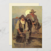 ヴィンテージカウボーイズ、ザ・ペイステージby NC Wyeth (正面/裏面)