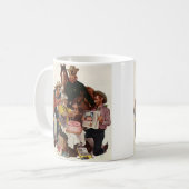 ヴィンテージカウボーイズ、ハッピーバースデーパーティーテックス コーヒーマグカップ (正面左)