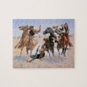 ヴィンテージカウボーイズ、レミントンの仲間を支援 ジグソーパズル (横)