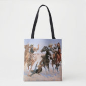 ヴィンテージカウボーイズ、レミントンの仲間を支援 トートバッグ (正面)
