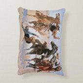 ヴィンテージカウボーイズ、仲間レミントンを支援 アクセントクッション (裏面(縦))