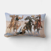 ヴィンテージカウボーイズ、仲間レミントンを支援 ランバークッション (正面)