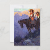 ヴィンテージカウボーイズ、男性と女性の馬、アンダーソン (正面)