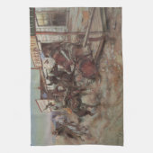 ヴィンテージカウボーイズ、CMラッセルでノックせずに キッチンタオル (縦)