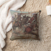 ヴィンテージカウボーイズ、CMラッセルでノックせずに クッション (ブランケット)