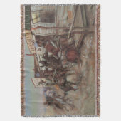 ヴィンテージカウボーイズ、CMラッセルでノックせずに スローブランケット (正面縦)