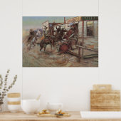 ヴィンテージカウボーイズ、CMラッセルでノックせずに ポスター (キッチン)