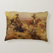 ヴィンテージカウボーイズ、CM Russellで急降下 アクセントクッション (裏面)