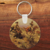 ヴィンテージカウボーイズ、CM Russellで急降下 キーホルダー (正面)