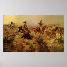 ヴィンテージカウボーイズ、CM Russellで急降下 ポスター