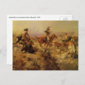 ヴィンテージカウボーイズ、CM Russellで急降下 ポストカード (正面/裏面)