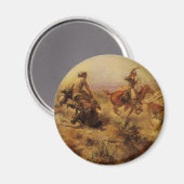 ヴィンテージカウボーイズ、CM Russellで急降下 マグネット (正面/裏面)