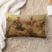 ヴィンテージカウボーイズ、CM Russellで急降下 ランバークッション (ブランケット)